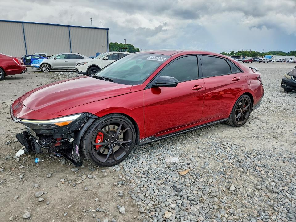2025 Hyundai Elantra VIN KMHLW4DK5SU029063 COPART salvage auction — FRONT END, Fl - Cert Of Title Slvg Rebuildable, sold $8,300 on 2026-07-20 (photo 1)