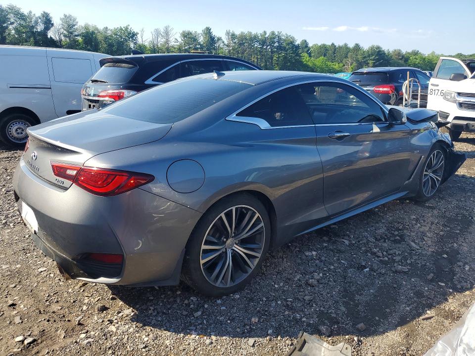 2019 Infiniti Q60 VIN JN1EV7EL9KM291244 COPART salvage auction — FRONT END, Md - Cert Of Salvage > 75% Damage, sold $2,550 on 2026-07-27 (photo 3)