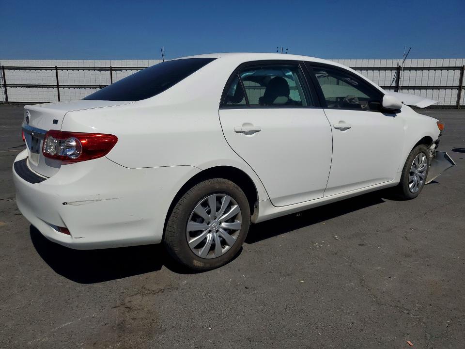 2013 Toyota Corolla VIN 5YFBU4EE4DP202201 COPART salvage auction — FRONT END, Ca - Salvage Certificate, sold $250 on 2026-07-13 (photo 3)