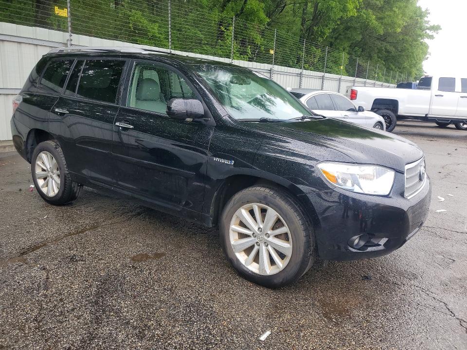 2010 Toyota Highlander hybrid VIN JTEJW3EH8A2042727 COPART salvage auction — REAR END, Ga - Certificate Of Title (P), sold $1,850 on 2026-07-02 (photo 4)