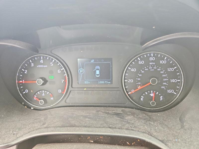 2016 Kia Optima VIN 5XXGT4L36GG100437 COPART salvage auction — FRONT END, Tx - Salvage Vehicle Title, sold $825 on 2026-07-16 (photo 9)
