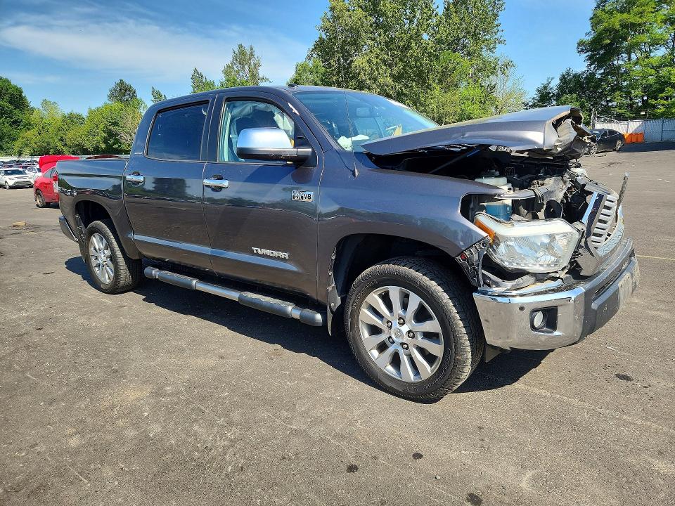 2014 Toyota VIN 5TFHY5F10EX375703 COPART salvage auction — FRONT END, Or - Salvage Title Certificate, sold $8,600 on 2026-07-08 (photo 4)