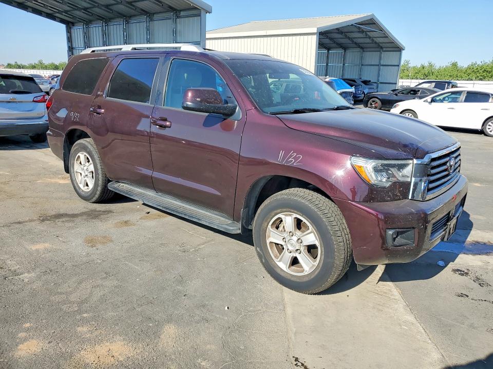 2018 Toyota Sequoia VIN 5TDZY5G13JS069355 COPART salvage auction — REAR END, Ca - Salvage Certificate, sold $7,400 on 2026-07-09 (photo 4)