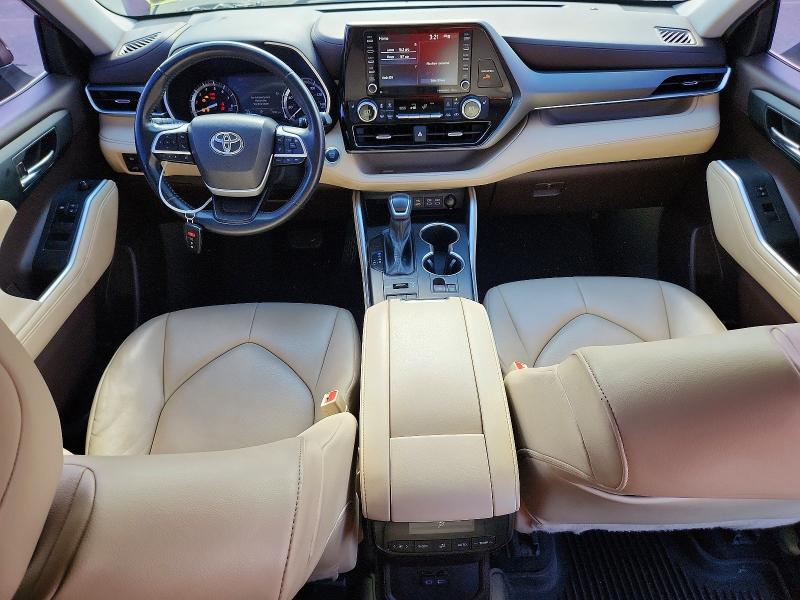 2022 Toyota Highlander VIN 5TDGZRBH9NS181258 COPART salvage auction — MINOR DENT/SCRATCHES, Ny - Mv-907A Salvage Certificate, sold $16,900 on 2026-07-13 (photo 8)