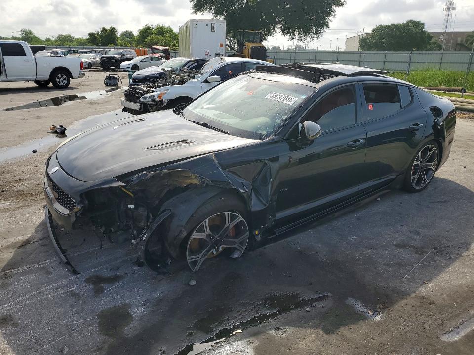 2019 Kia VIN KNAE45LC9K6042578 COPART salvage auction — FRONT END, Fl - Cert Of Title Slvg Rebuildable, sold $2,300 on 2026-07-14 (photo 1)