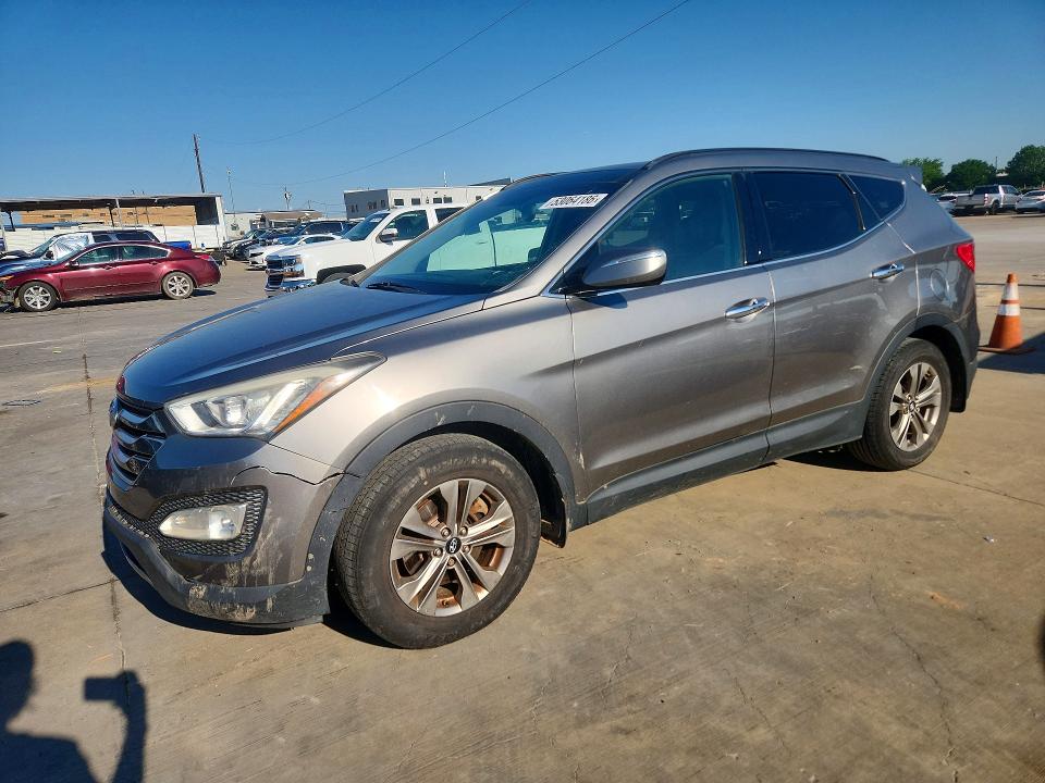 2015 Hyundai Santa fe VIN 5XYZU3LB1FG298183 COPART salvage auction — FRONT END, Ar - Certificate Of Title (P), sold $1,450 on 2026-07-09 (photo 1)