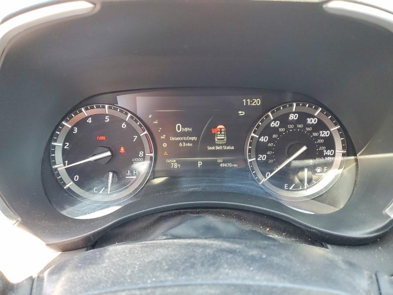 2021 Toyota VIN 5TDGZRBH4MS143483 COPART salvage auction — HAIL, Ia - Cert Of Title-Salvage Title, sold $4,300 on 2026-07-29 (photo 9)