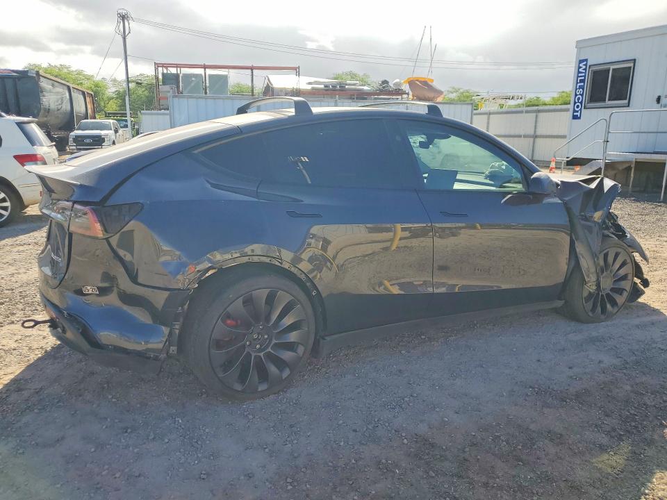 2024 Tesla Model y VIN 7SAYGDEF4RF086532 COPART salvage auction — FRONT END, Hi - Certificate Of Salvage, sold $1,850 on 2026-07-13 (photo 3)