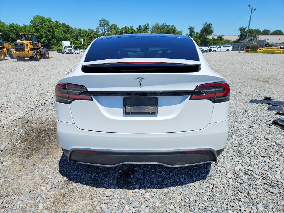 2022 Tesla Model x VIN 7SAXCAE51NF357053 COPART salvage auction — FRONT END, Ga - Cert Of Title-Salvage, sold $7,900 on 2026-07-28 (photo 6)