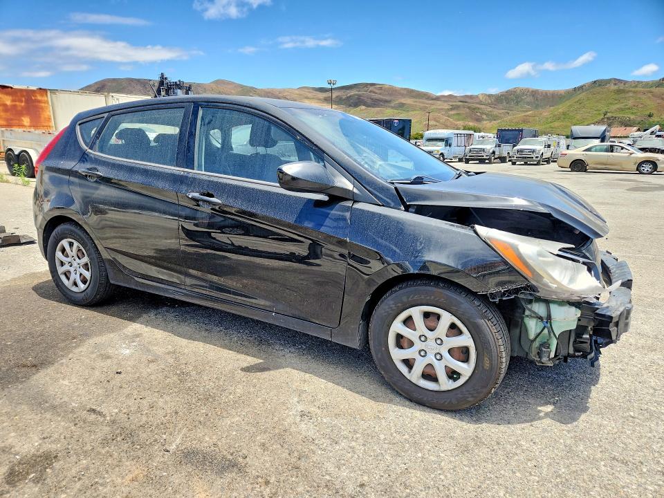 2012 Hyundai VIN KMHCT5AEXCU017540 COPART salvage auction — FRONT END, Salvage Title, sold $125 on 2026-07-21 (photo 4)