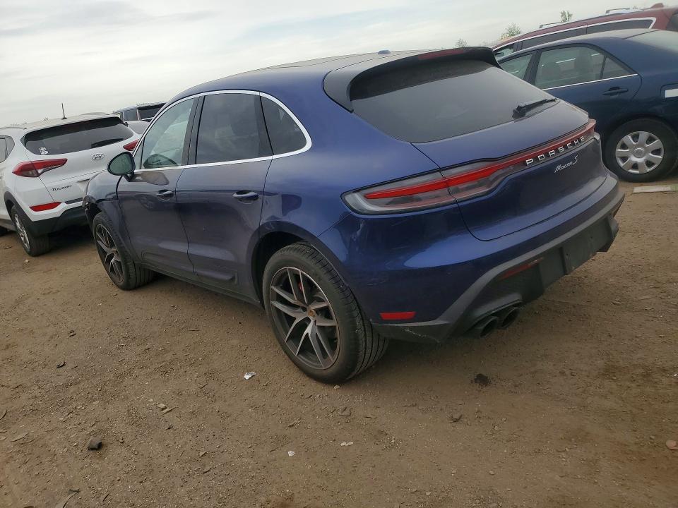 2023 Porsche Macan VIN WP1AG2A51PLB39860 COPART salvage auction — FRONT END, Il - Salvage Certificate, sold $22,500 on 2026-07-07 (photo 2)