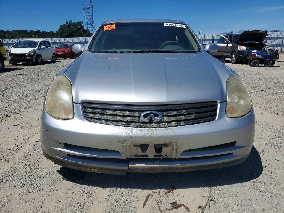 2004 Infiniti G VIN JNKCV51E24M606922 COPART salvage auction — MECHANICAL, Id - Salvage Certificate Of Title, sold $60 on 2026-07-31 (photo 5)