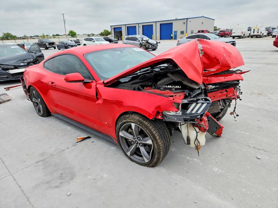 2015 Ford Mustang VIN 1FA6P8AM9F5318027 COPART salvage auction — FRONT END, Tx - Salvage Vehicle Title, sold $650 on 2026-07-10 (photo 4)