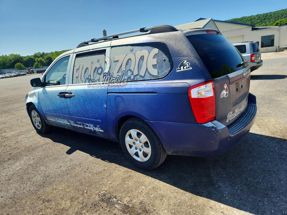 2008 Kia SEDONA VIN KNDMB233386239306 COPART salvage auction — FRONT END, Pa - Certificate Of Salvage, sold $325 on 2026-07-07 (photo 2)