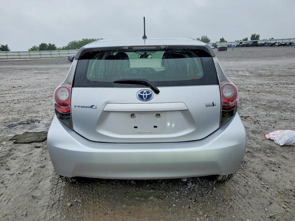 2013 Toyota Prius c VIN JTDKDTB31D1055806 COPART salvage auction — FRONT END, Wv - Certificate Of Title (P), sold $925 on 2026-07-02 (photo 6)