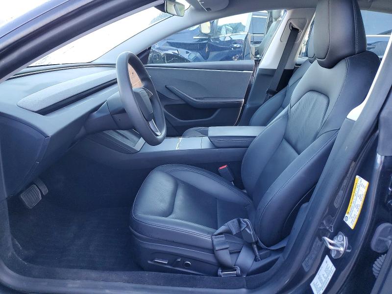2024 Tesla Model 3 VIN 5YJ3E1EA3RF744129 COPART salvage auction — FRONT END, Fl - Certificate Of Destruction, sold $12,200 on 2026-07-31 (photo 7)