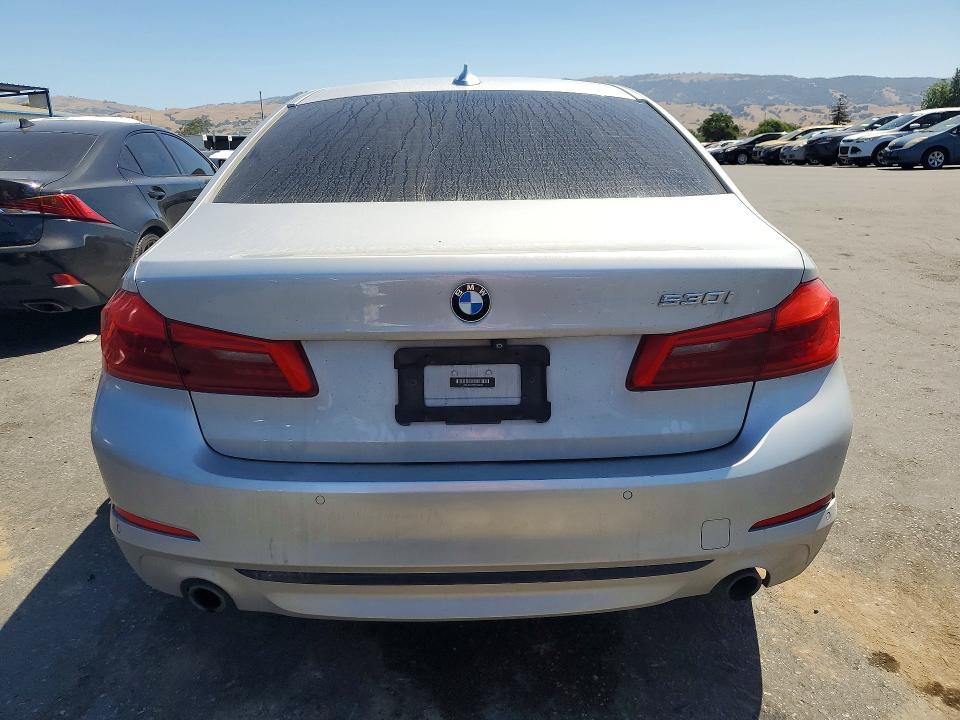 2019 BMW 5er VIN WBAJA5C55KBX86243 COPART salvage auction — FRONT END, Ca - Salvage Certificate, sold $7,500 on 2026-07-15 (photo 6)