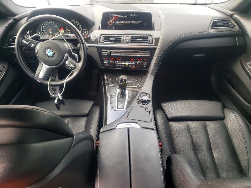 2016 BMW 6er VIN WBA6D0C58GD927883 COPART salvage auction — FRONT END, NC - SALVAGE CERTIFICATE OF TITLE, sold $7,600 on 2026-07-02 (photo 8)