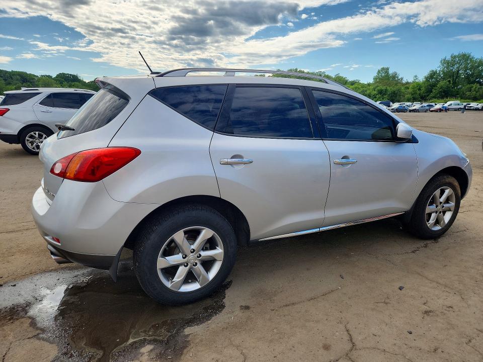 2009 Nissan Murano VIN JN8AZ18W99W210863 COPART salvage auction — SIDE, CT - CERT OF TITLE-SALVAGE, sold $475 on 2026-07-14 (photo 3)