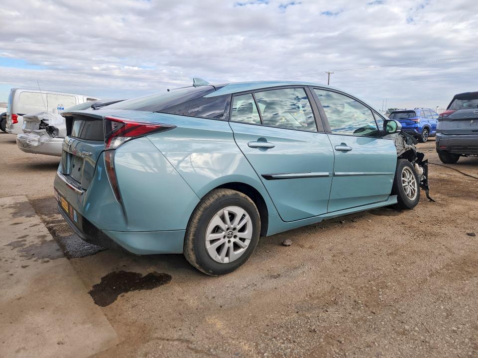 2016 Toyota Prius VIN JTDKBRFU5G3008072 COPART salvage auction — FRONT END, Nm - Cert Of Title-Salvage, sold $3,700 on 2026-07-20 (photo 3)