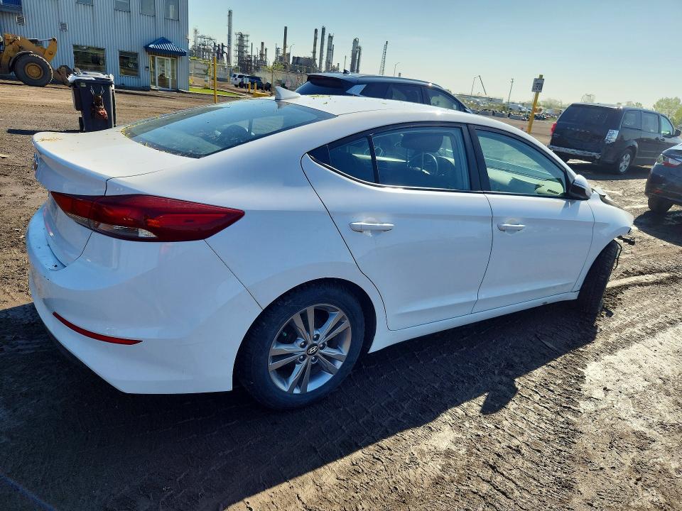 2018 Hyundai Elantra VIN KMHD84LF2JU467282 COPART salvage auction — FRONT END, Qc - Gravement Accidente, sold $1,650 on 2026-07-07 (photo 3)