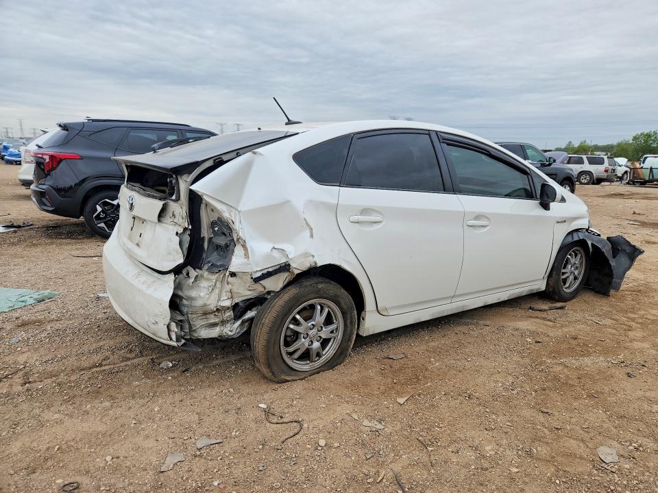 2011 Toyota Prius VIN JTDKN3DU3B0311353 COPART salvage auction — REAR END, Il - Salvage Certificate, sold $800 on 2026-07-07 (photo 3)