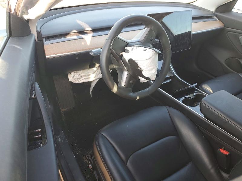 2019 Tesla Model 3 VIN 5YJ3E1EA6KF466607 COPART salvage auction — FRONT END, Tx - Salvage Vehicle Title, sold $100 on 2026-07-09 (photo 8)
