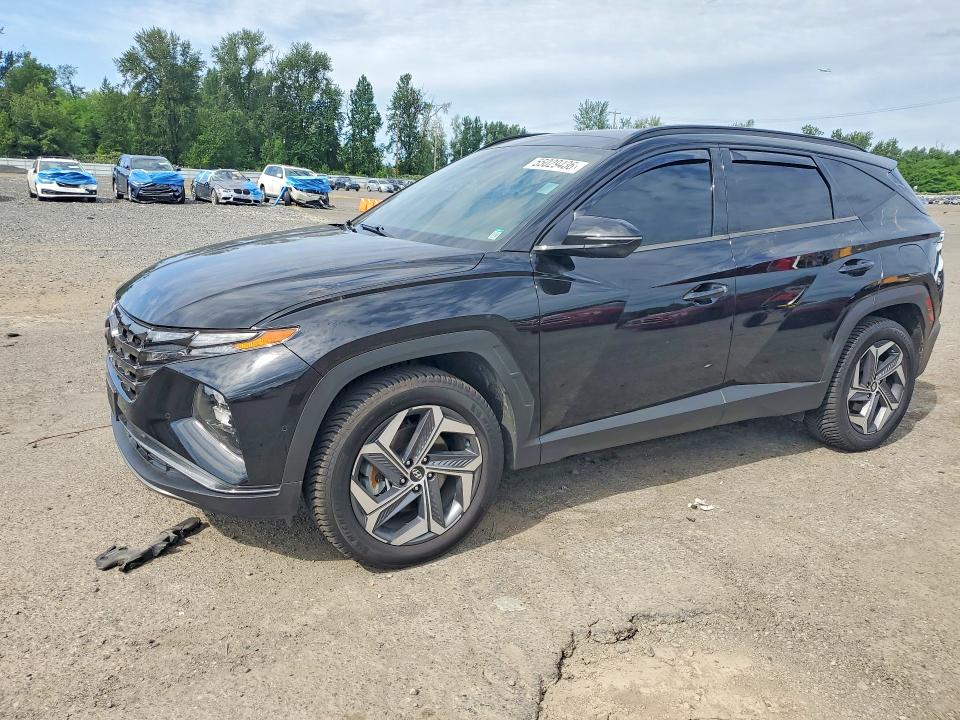 2022 Hyundai Tucson VIN KM8JECA17NU014763 COPART salvage auction — INTERIOR BURN, Or - Salvage Title Certificate, sold $200 on 2026-07-29 (photo 1)