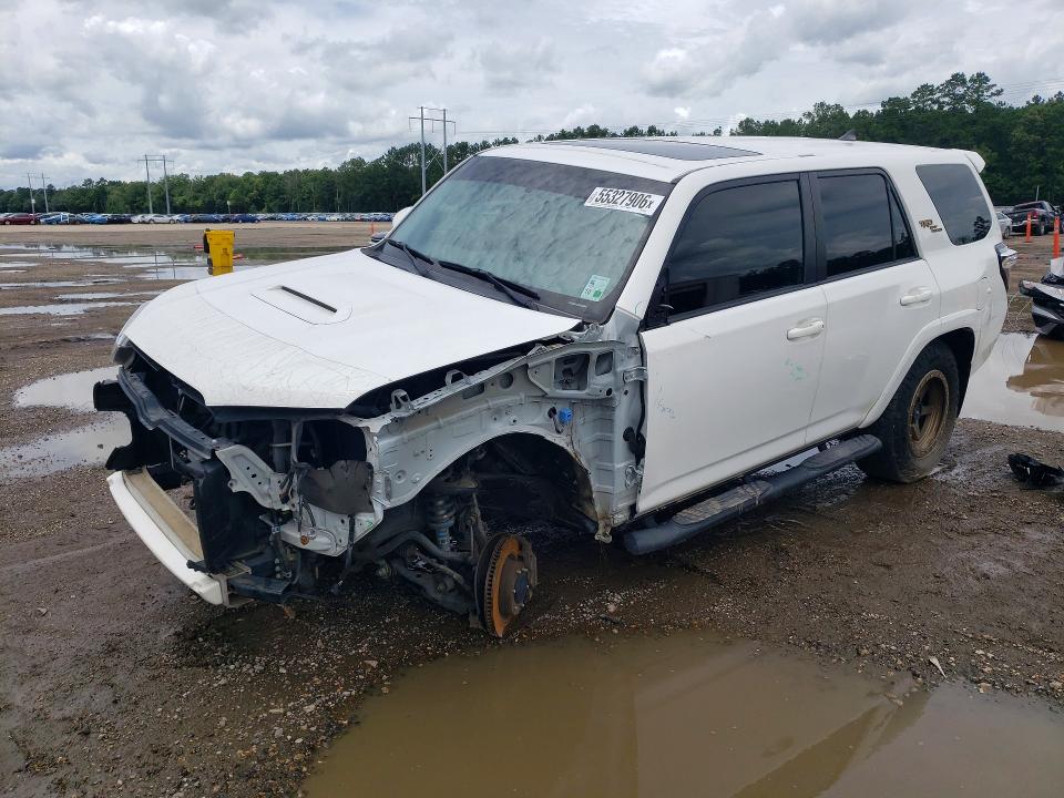 2019 Toyota 4runner VIN JTEBU5JR0K5643604 COPART salvage auction — FRONT END, La - Cert Of Title-Salvage, sold $15,600 on 2026-07-10 (photo 1)