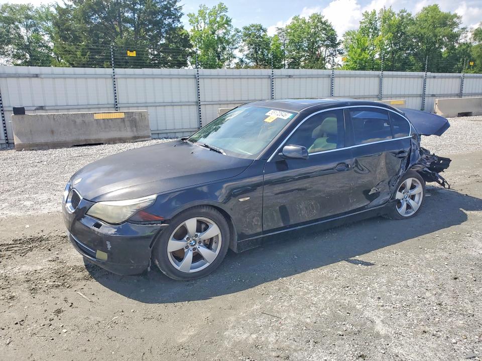 2008 BMW 5er VIN WBANU53508C116188 COPART salvage auction — REAR END, Nc - Salvage Certificate Of Title, sold $275 on 2026-07-22 (photo 1)