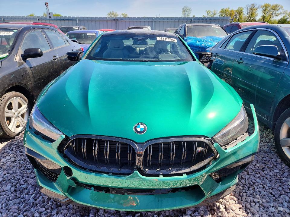 2024 BMW M8 VIN WBSAE0C07RCP11135 COPART salvage auction — FRONT END, IL - SALVAGE CERTIFICATE, sold $45,250 on 2026-07-27 (photo 5)