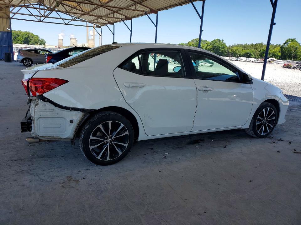 2018 Toyota Corolla VIN 5YFBURHE1JP847120 COPART salvage auction — REAR END, GA - CERT OF TITLE-SALVAGE, sold $4,050 on 2026-07-30 (photo 3)