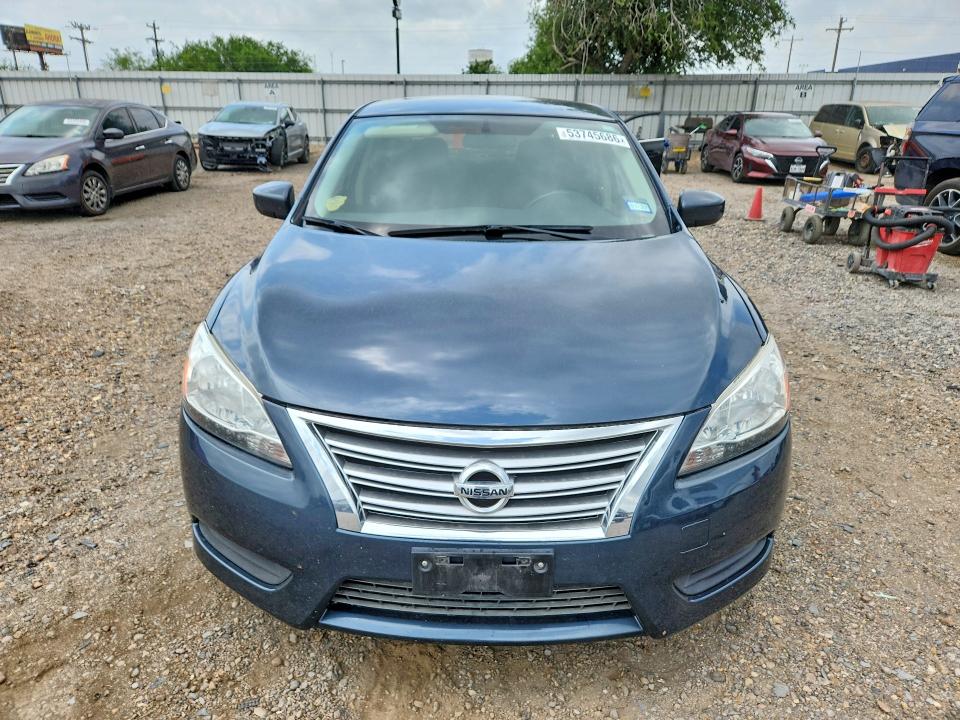 2015 Nissan Sentra VIN 3N1AB7APXFL661598 COPART salvage auction — REAR END, Tx - Salvage Vehicle Title, sold $975 on 2026-07-04 (photo 5)