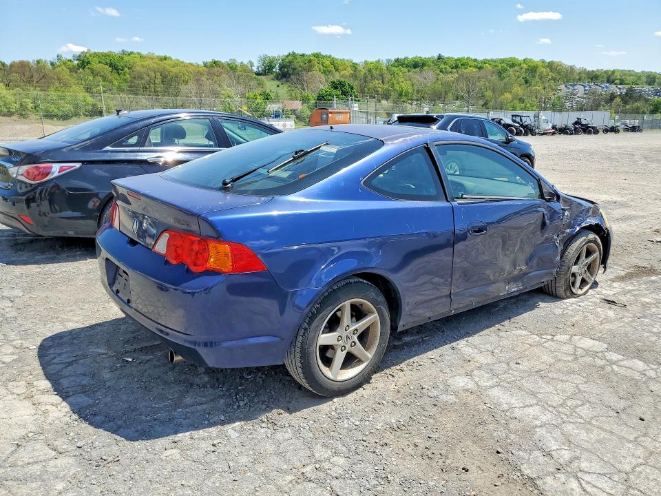 2004 Acura Rsx VIN JH4DC54834S016496 COPART salvage auction — FRONT END, Md - Cert Of Salvage > 75% Damage, sold $500 on 2026-07-17 (photo 3)