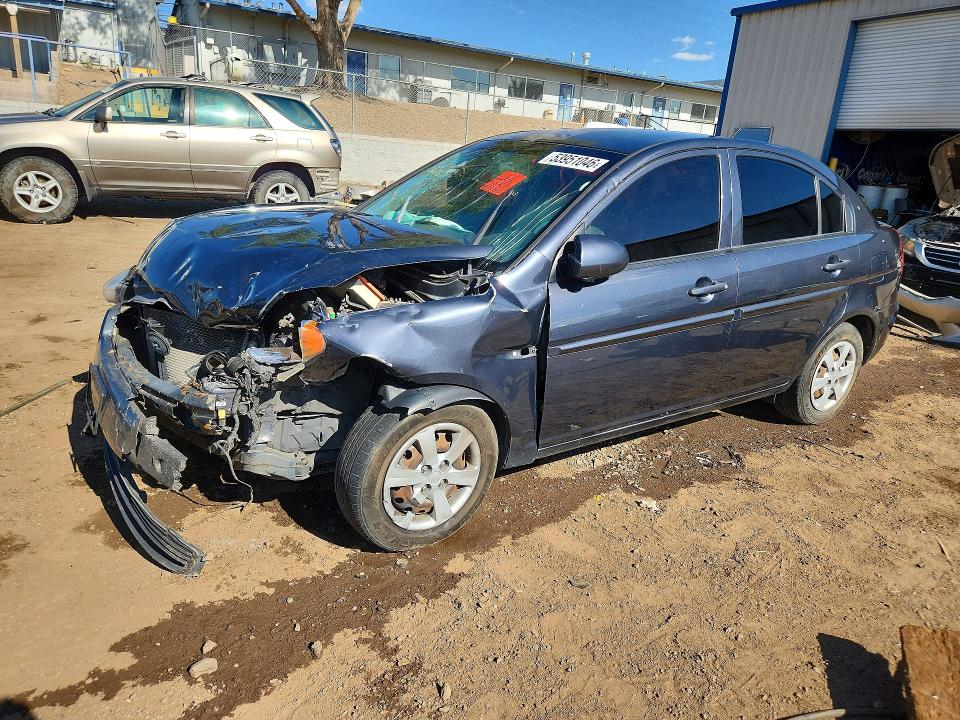 2008 Hyundai Accent VIN KMHCN46C48U180297 COPART salvage auction — FRONT END, Nm - Cert Of Title-Salvage, sold $200 on 2026-07-20 (photo 1)
