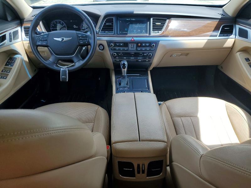 2017 Genesis G80 VIN KMHGN4JE9HU171363 COPART salvage auction — REAR END, Ca - Salvage Certificate, sold $2,600 on 2026-07-28 (photo 8)