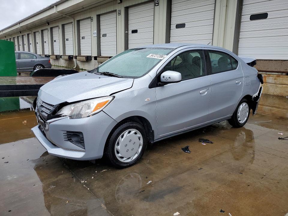 2022 Mitsubishi Mirage VIN ML32FUFJ0NHF04108 COPART salvage auction — REAR END, Ky - Cert Of Title-Salvage, sold $1,550 on 2026-07-27 (photo 1)