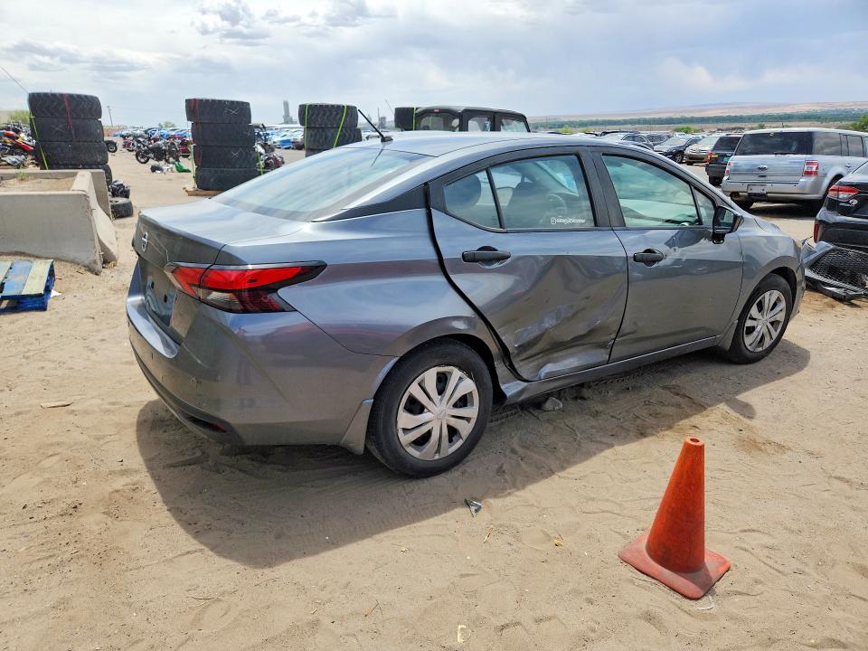 2021 Nissan Versa VIN 3N1CN8BV4ML807493 COPART salvage auction — REAR END, Nm - Cert Of Title-Salvage, sold $450 on 2026-07-02 (photo 3)