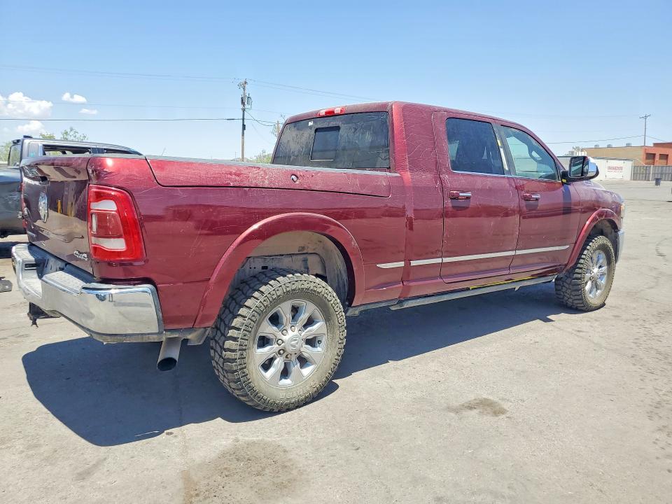 2021 Ram 2500 VIN 3C6UR5TL9MG594848 COPART salvage auction — VANDALISM, Tx - Salvage Vehicle Title, sold $125 on 2026-07-31 (photo 3)