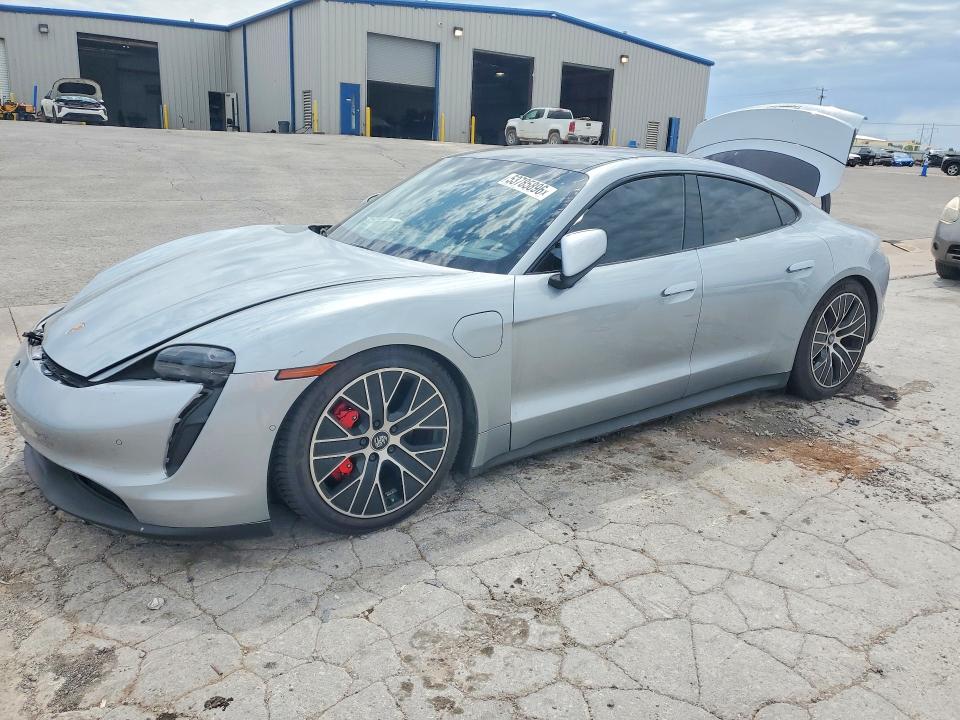 2020 Porsche Taycan VIN WP0AB2Y16LSA53241 COPART salvage auction — FRONT END, Ok - Cert Of Title-Salvage, sold $23,100 on 2026-07-16 (photo 1)