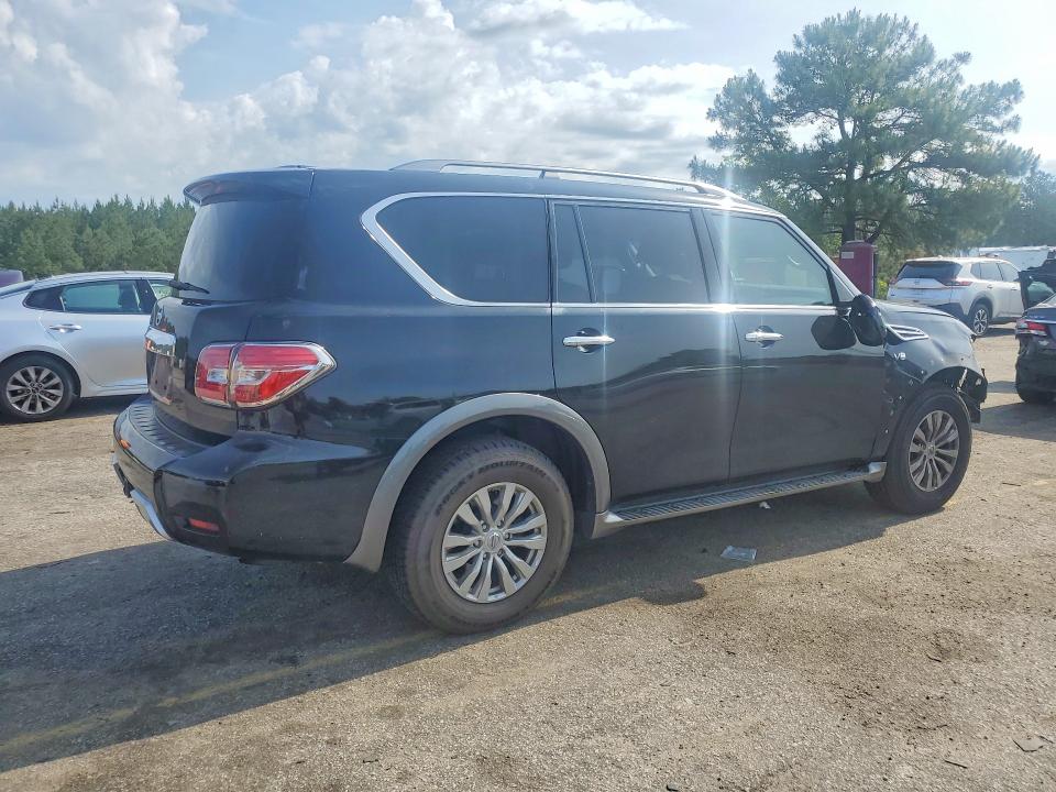 2017 Nissan Armada VIN JN8AY2ND3H9001398 COPART salvage auction — FRONT END, Sc - Cert Of Title-Salvage, sold $3,150 on 2026-07-10 (photo 3)