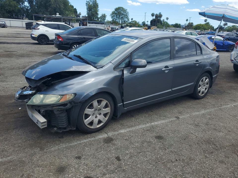 2010 Honda Civic VIN 19XFA1F53AE053901 — COPART salvage auction photo