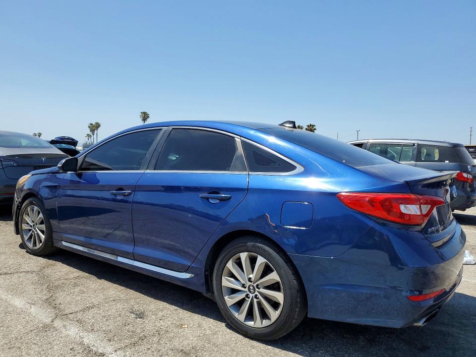 2015 Hyundai VIN 5NPE34AF0FH099227 COPART salvage auction — FRONT END, CA - DIS/DLR/EXP ONLY CLEAN TITLE (P), sold $1,000 on 2026-07-29 (photo 2)