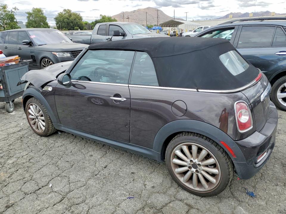 2012 Mini VIN WMWZP3C55CT250913 COPART salvage auction — FRONT END, Ca - Salvage Certificate, sold $675 on 2026-08-06 (photo 2)