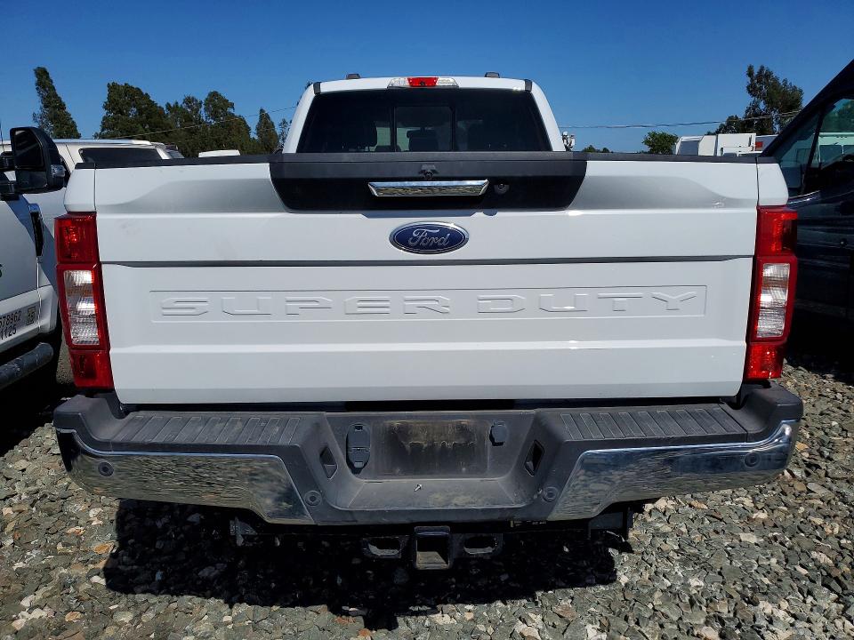 2022 Ford VIN 1FT8X3BT5NEE57792 COPART salvage auction — FRAME DAMAGE, Ca - Salvage Certificate, sold $31,250 on 2026-09-03 (photo 6)