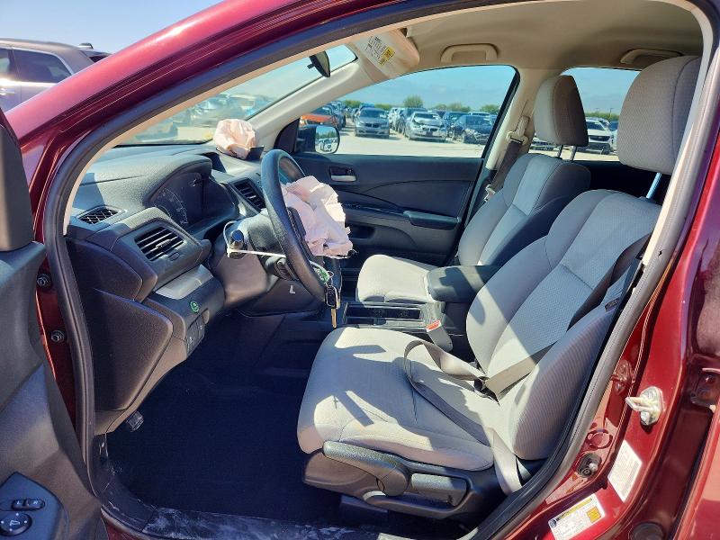 2016 Honda Cr-v VIN 2HKRM3H47GH569574 COPART salvage auction — FRONT END, Tx - Salvage Vehicle Title, sold $5,200 on 2026-07-09 (photo 7)