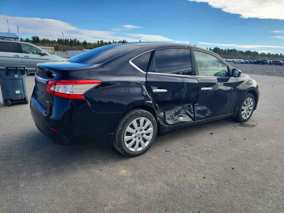 2013 Nissan Sentra VIN 1N4AB7AP0DN903315 COPART salvage auction — SIDE, Me - Cert Of Title-Salvage Collisio, sold $400 on 2026-07-04 (photo 3)