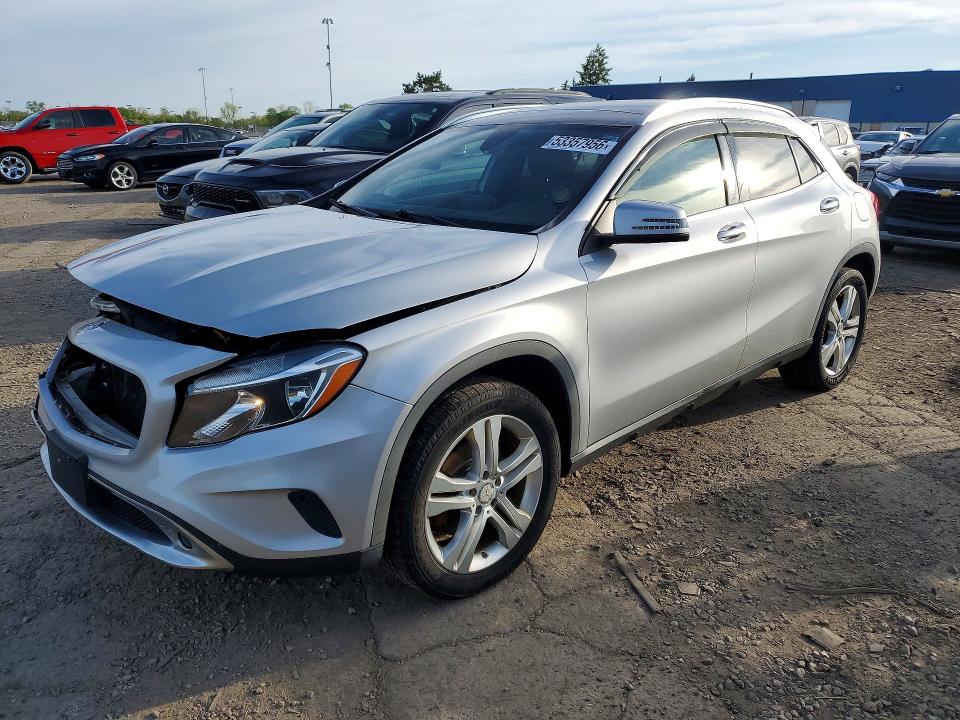 2016 Mercedes-benz Gla-klasse VIN WDCTG4GB6GJ197794 COPART salvage auction — FRONT END, Oh - Cert Of Title-Salvage, sold $1,700 on 2026-07-17 (photo 1)