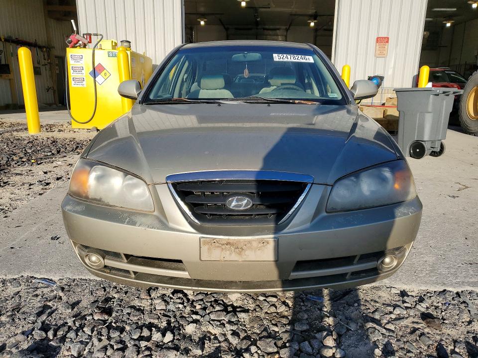 2006 Hyundai Elantra VIN KMHDN46D66U361704 COPART salvage auction — HAIL, Mo - Junking Certificate, sold $325 on 2026-07-14 (photo 5)
