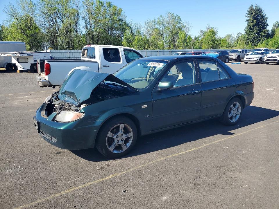 2003 Mazda Protege VIN JM1BJ225430177455 COPART salvage auction — FRONT END, OR - SALVAGE TITLE CERTIFICATE, sold $150 on 2026-07-06 (photo 1)